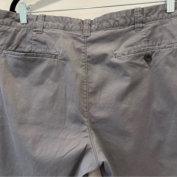 J Crew 10.5” Stretch Chino Shorts For Men Size 36 Gray Neutral Casual Golf Polo - Picture 11 of 14